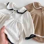 【66-90cm】ロンパース ベビー 可愛い 無地 キュート - 画像 (14)