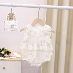 【66-90cm】ロンパースorオールインワン ベビー フラワー柄 - 画像 (4)
