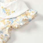 【66-90cm】ロンパース ベビー フラワー 総柄 - 画像 (6)