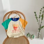 【73-90cm】ロンパース ベビー ポテト プリント カラフル - 画像 (8)