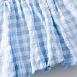 【66-90cm】ワンピース ベビー チェック柄 ふわふわ - 画像 (6)