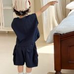 【73-110cm】セットアップ ベビー ゆったり ノースリーブ - 画像 (5)