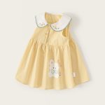 【73-110cm】ワンピース ベビー ノースリープ チェック - 画像 (4)