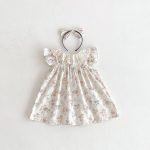 【66-130cm】ロンパースorワンピース ベビー 姉妹服 フラワー柄 - 画像 (9)
