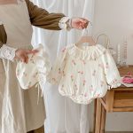 【66-90cm】ロンパース＆帽子 ベビー チューリップ キュート - 画像 (4)