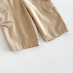 【80-130cm】パンツ ベビー ポケット付き ロング 無地 - 画像 (21)
