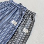 【80-120cm】ワイドパンツ 男の子 ストライプ 薄手 - 画像 (11)