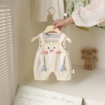 【73-100cm】サロペット＆シャツ ベビー 可愛い おしゃれ - 画像 (3)
