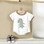 【66-90cm】ロンパース ベビー 恐竜 プリント - 画像 (16)
