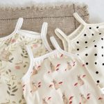 【66-100cm】ロンパース ベビー プリント キャミソール - 画像 (16)