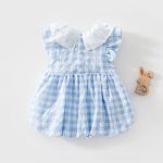 【66-90cm】ワンピース ベビー チェック柄 ふわふわ - 画像 (3)