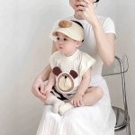 【73-100cm】セットアップ ベビー クマ かわいい