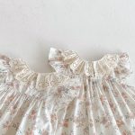【66-130cm】ロンパースorワンピース ベビー 姉妹服 フラワー柄 - 画像 (16)