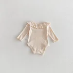 【66-90cm】ロンパース ベビー フリル襟 シンプル - 画像 (20)