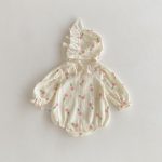 【66-90cm】ロンパース＆帽子 ベビー チューリップ キュート - 画像 (7)