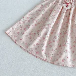 【66-140cm】ロンパースor ワンピース ベビー 小花柄 フリルスリーブ - 画像 (16)