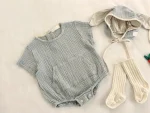 【66-90cm】ロンパース ベビー シンプル ポケット付き - 画像 (15)