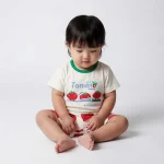 【80-120cm】セットアップ ベビー トマトプリント お出かけに - 画像 (7)
