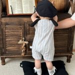 【59-90cm】ロンパース ベビーストライプ カートゥーン - 画像 (9)