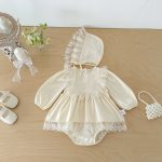 【66-90cm】ロンパース ベビー レース プリンセス - 画像 (10)