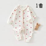 【66-90cm】ロンパース ベビー ナチュラル シンプル - 画像 (3)