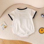【66-90cm】ロンパース ベビー ハーフボーダー 合わせやすい - 画像 (5)
