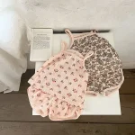 【66-100cm】セットアップ ベビー キャミ 小花柄 - 画像 (3)