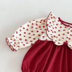 【66-90cm】ロンパース ベビー フラワー キュート - 画像 (9)