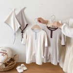 【66-90cm】ロンパース ベビー カラーバリ 無地 - 画像 (15)