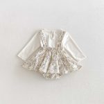 【66-90cm】サロペット＆シャツ ベビー フラワー - 画像 (3)