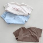 【70-120cm】半袖Tシャツ ベビー 英字 シンプル - 画像 (9)