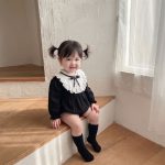 【66-90cm】ロンパース ベビー リボン プリンセス - 画像 (6)