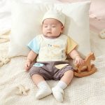 【73-100cm】セットアップ ベビー カラーバリ 恐竜 - 画像 (2)