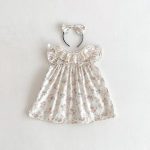 【66-130cm】ロンパースorワンピース ベビー 姉妹服 フラワー柄 - 画像 (7)