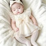 【59-90cm】ロンパース ベビー 蝶結び フリル - 画像 (5)