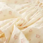 【66-90cm】ロンパース ベビー 小花柄 肩フリフ - 画像 (10)