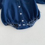 【66-90cm】ロンパース ベビー ポケット付き デニム - 画像 (11)