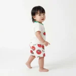 【80-120cm】セットアップ ベビー トマトプリント お出かけに - 画像 (10)