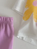 【66-100cm】セットアップ ベビー フラワー プリント - 画像 (29)