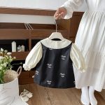【73-110cm】クマブラウス＆ワンピース ベビー かわいい - 画像 (8)