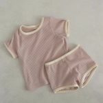 【66-90cm】セットアップ ベビー キャンディカラー 4色選べる - 画像 (4)