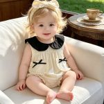【66-90cm】ロンパースorワンピース ベビー 姉妹お揃い ポケット付き - 画像 (19)