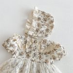 【66-90cm】ロンパース ベビー フラワー プリンセス - 画像 (12)