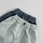 【80-130cm】ワイドパンツ 男の子 伸縮ウエスト デニム - 画像 (9)