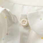 【66-90cm】ロンパース ベビー ハート ドット フリル - 画像 (10)