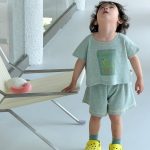 【73-110cm】セットアップ ベビー ひんやり 韓国風 - 画像 (8)