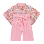 【60-100cm】浴衣 ベビー 桜柄 スウィート - 画像 (10)