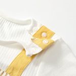 【66-90cm】ロンパース ベビー ストライプ レイヤード - 画像 (5)