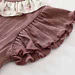 【66-90cm】セットアップ ベビー 花柄 フリル - 画像 (4)