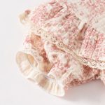 【59-90cm】ロンパース ベビー ブルー 花柄 - 画像 (9)